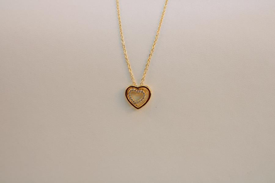 Cadena fina corazon