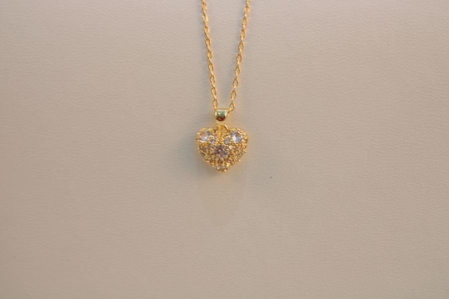 Cadena fina corazon