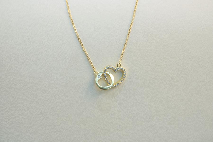 Cadena fina corazon
