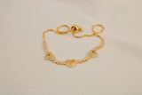 Pulsera ajustable corazon