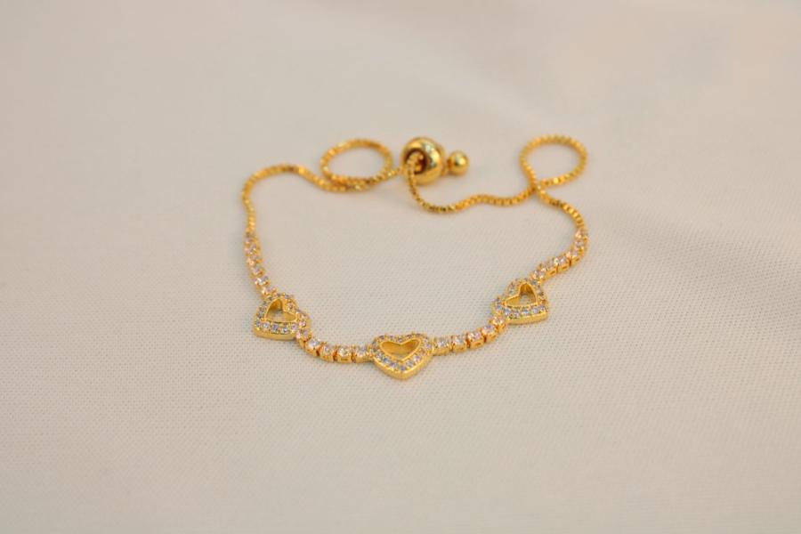 Pulsera ajustable corazon