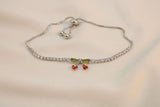 Pulsera ajustable cereza