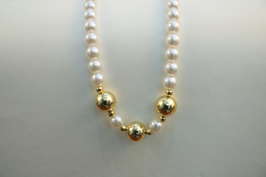 Cadena con perlas