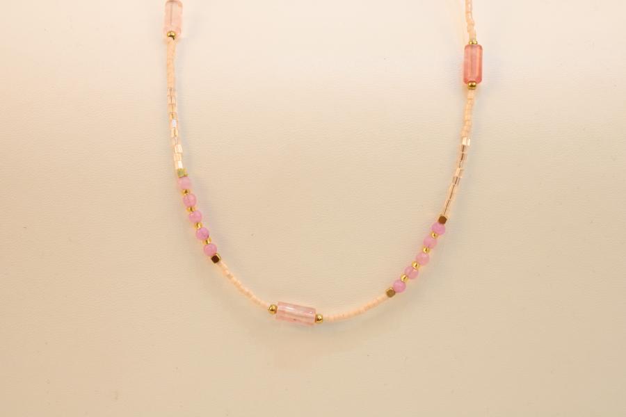 Cadena con cristal de murano