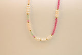 Cadena con cristal de murano