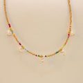 Cadena con cristal de murano