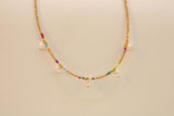 Cadena con cristal de murano