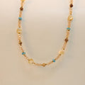 Cadena con cristal de murano